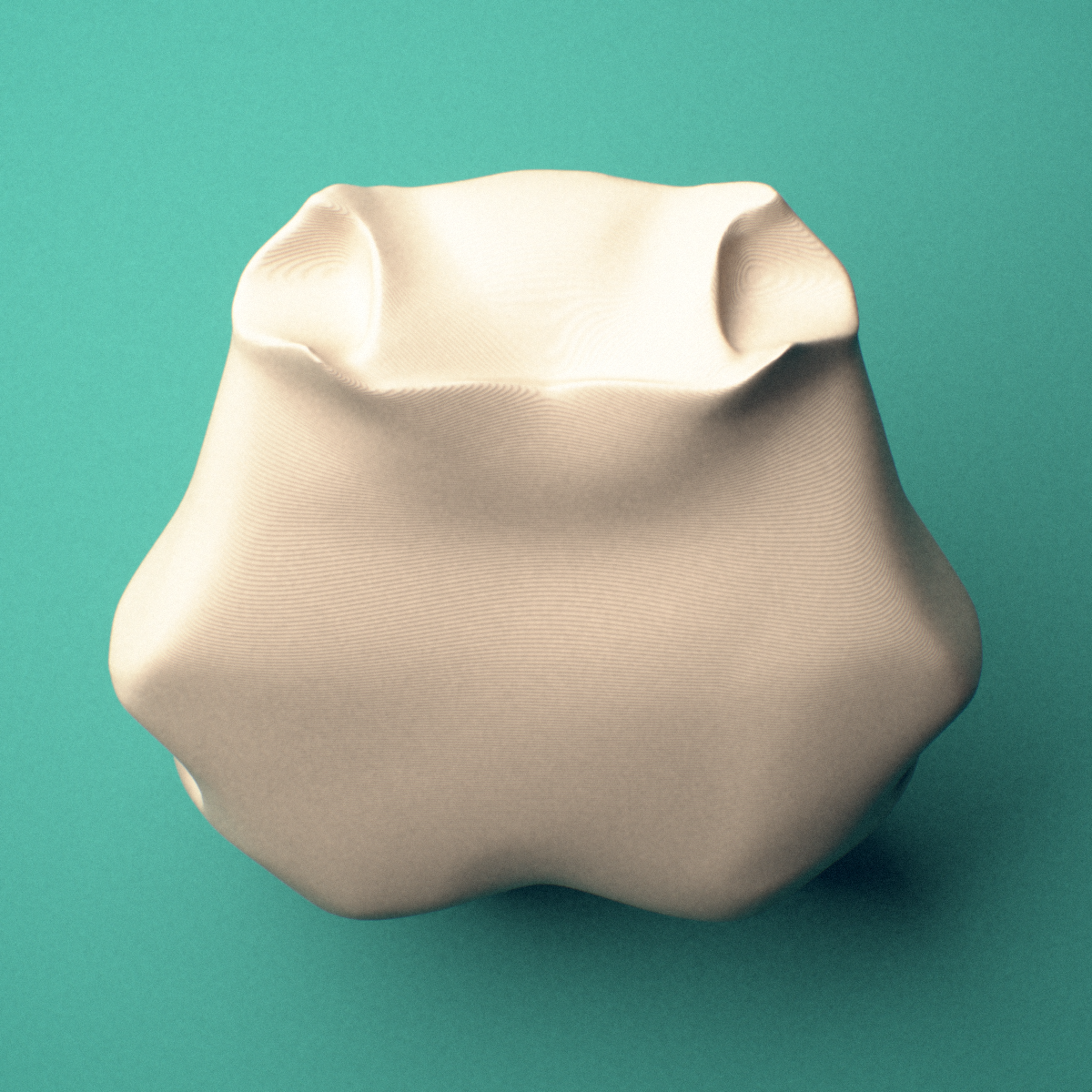 3D-printed Sternum manubrium, anterior oblique view showing the sternal angle border.